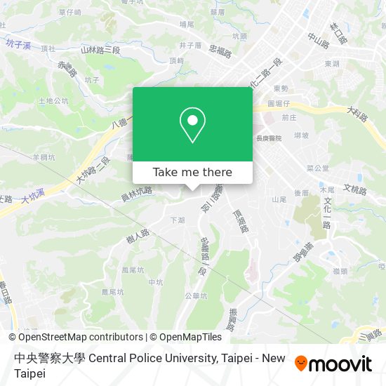 中央警察大學 Central Police University map