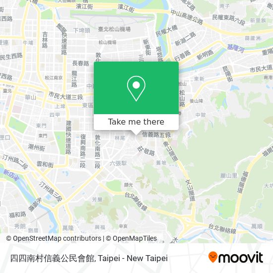 四四南村信義公民會館 map