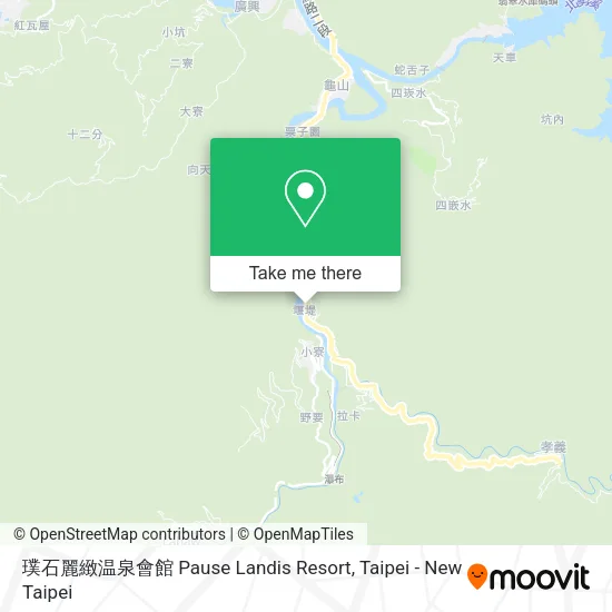 璞石麗緻温泉會館 Pause Landis Resort map