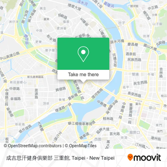 成吉思汗健身俱樂部 三重館地圖