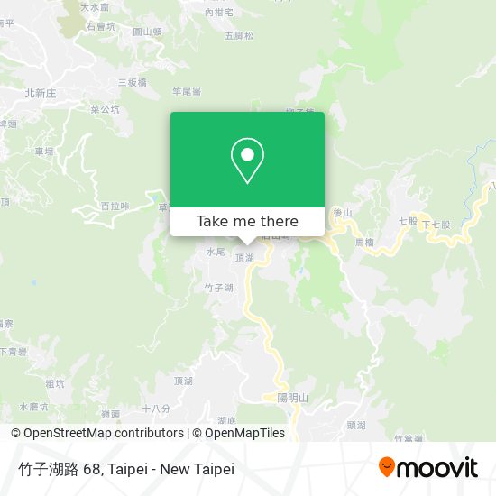 竹子湖路 68 map