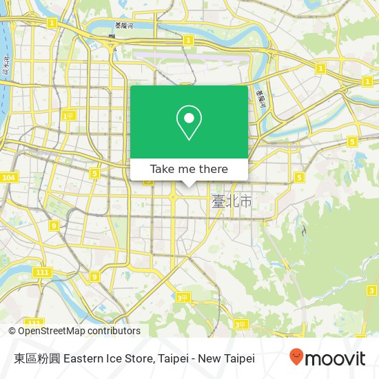 東區粉圓 Eastern Ice Store map