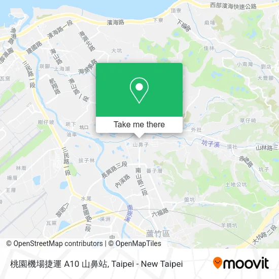 桃園機場捷運 A10 山鼻站地圖