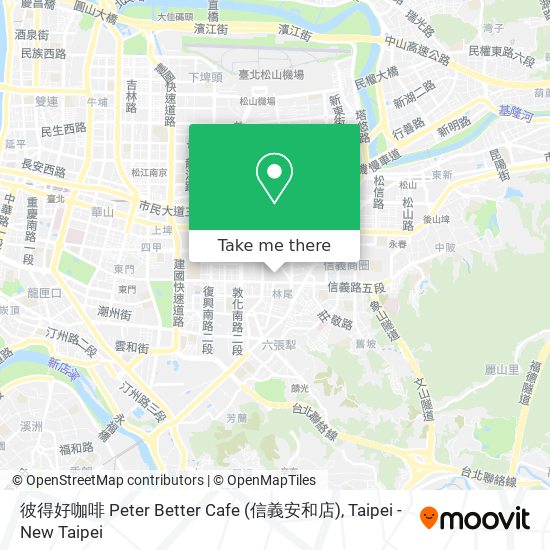 彼得好咖啡 Peter Better Cafe (信義安和店) map