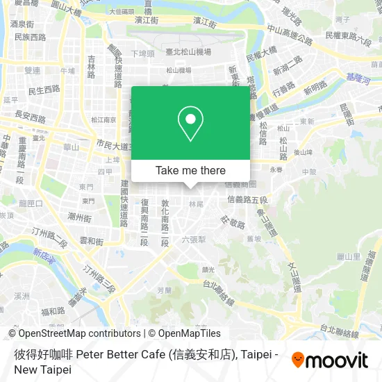 彼得好咖啡 Peter Better Cafe (信義安和店) map