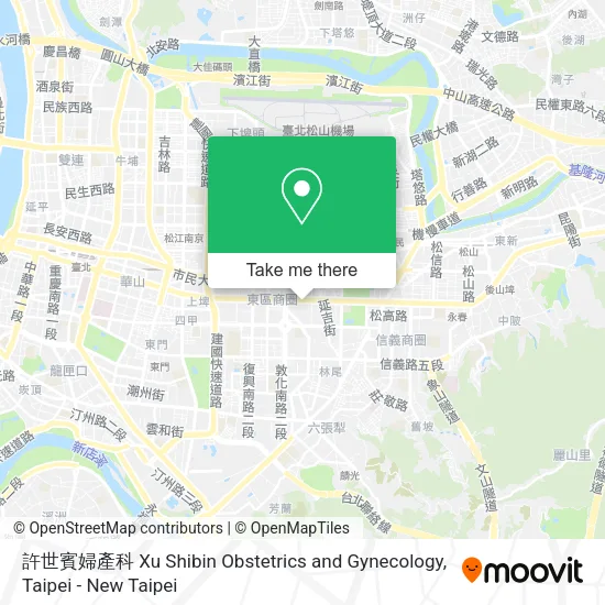 許世賓婦產科 Xu Shibin Obstetrics and Gynecology地圖