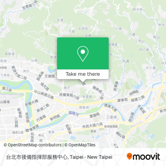 台北市後備指揮部服務中心 map