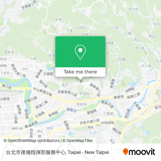 台北市後備指揮部服務中心 map