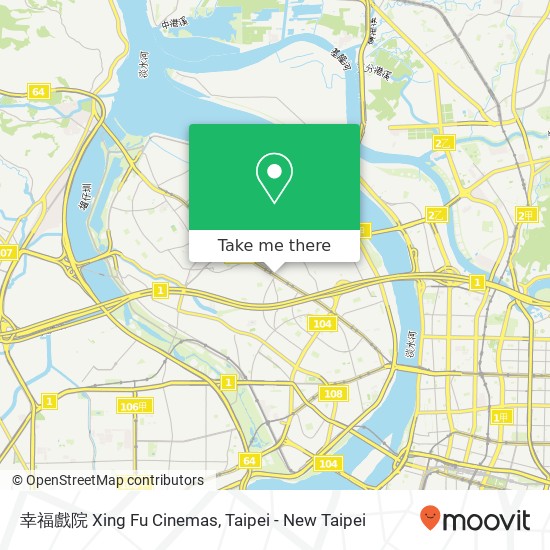 幸福戲院 Xing Fu Cinemas map