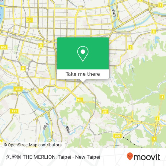 魚尾獅 THE MERLION map