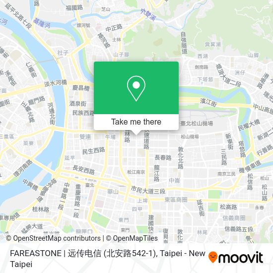 FAREASTONE | 远传电信 (北安路542-1)地圖