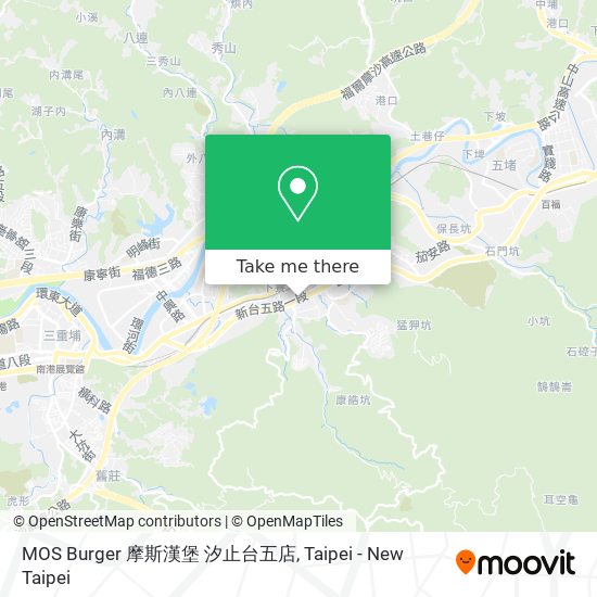 MOS Burger 摩斯漢堡 汐止台五店 map