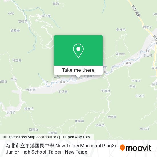新北市立平溪國民中學 New Taipei Municipal PingXi Junior High School map