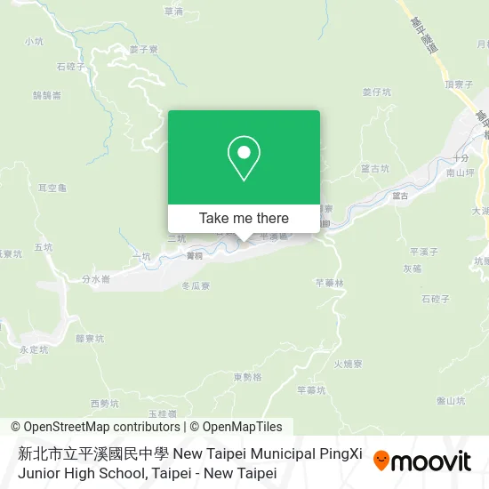 新北市立平溪國民中學 New Taipei Municipal PingXi Junior High School map