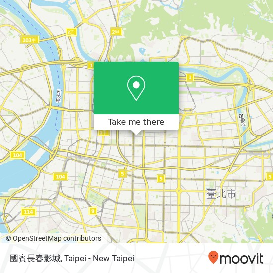 國賓長春影城 map