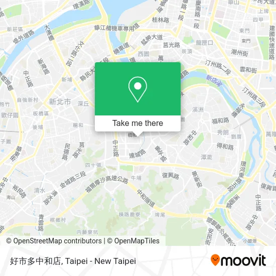 好市多中和店 map