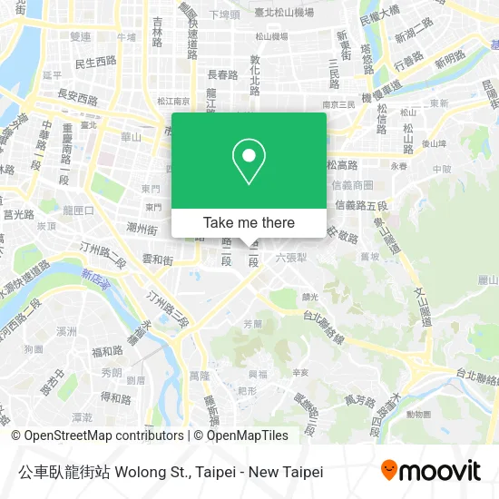公車臥龍街站 Wolong St.地圖