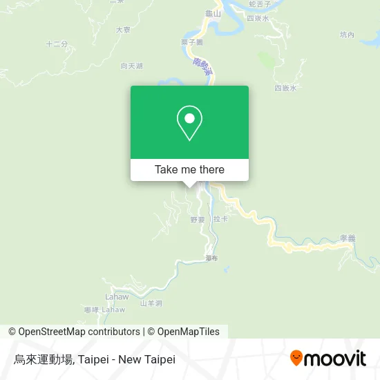 烏來運動場地圖