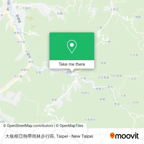 大板根亞熱帶雨林步行區地圖