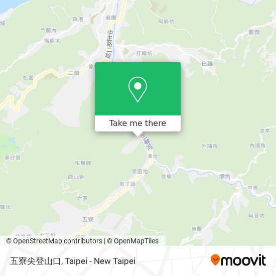 五寮尖登山口 map
