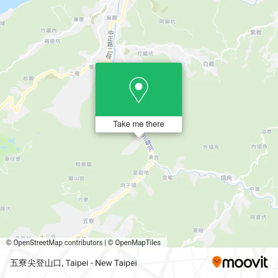 五寮尖登山口 map