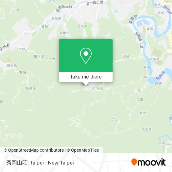秀岡山莊地圖