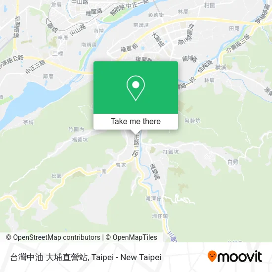台灣中油 大埔直營站 map