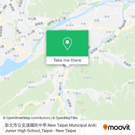 新北市立安溪國民中學 New Taipei Municipal AnXi Junior High School map