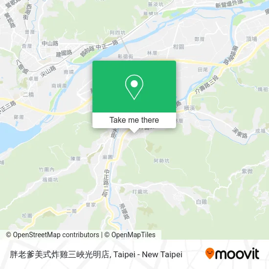 胖老爹美式炸雞三峽光明店地圖