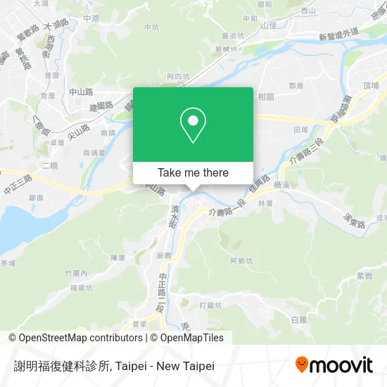 謝明福復健科診所地圖