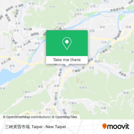 三峽黃昏市場 map