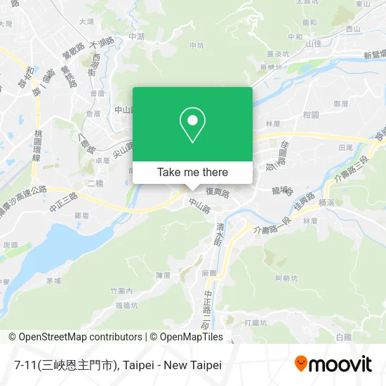 7-11(三峽恩主門市) map