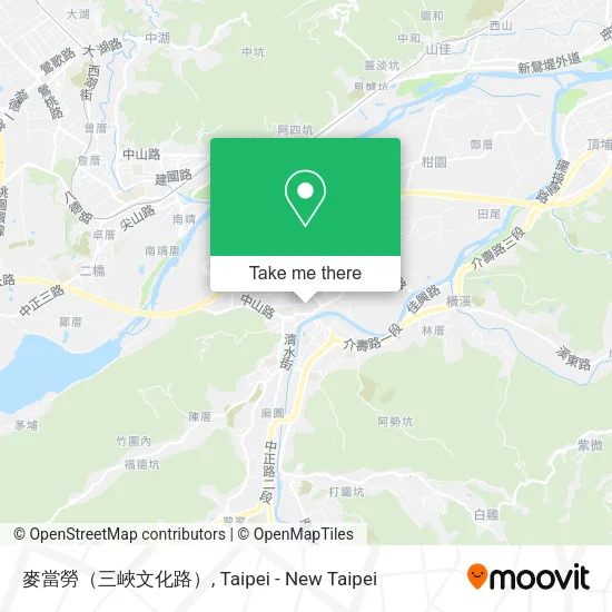 麥當勞（三峽文化路）地圖