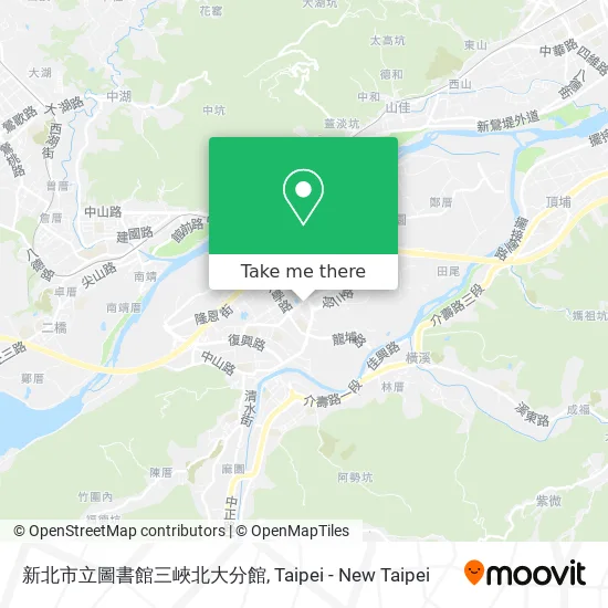新北市立圖書館三峽北大分館 map