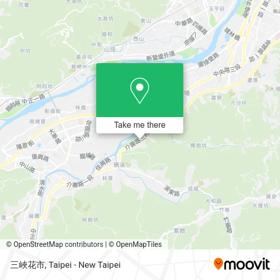 三峽花市 map