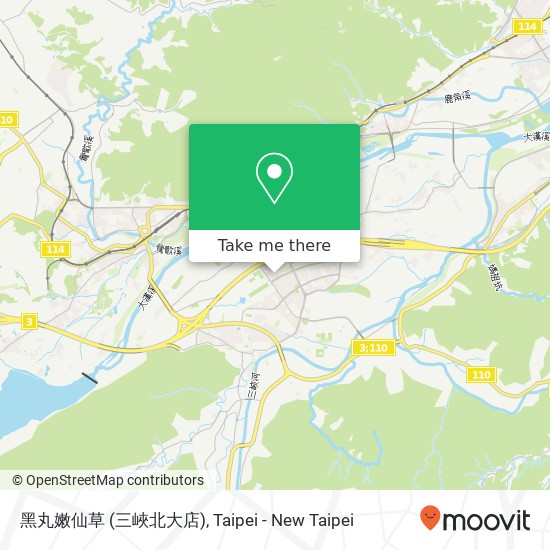 黑丸嫩仙草 (三峽北大店) map