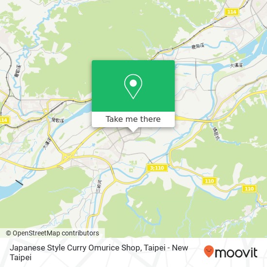 Japanese Style Curry Omurice Shop map