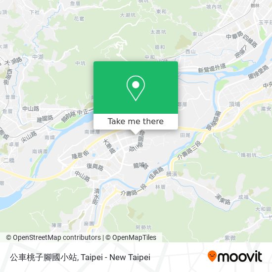 公車桃子腳國小站 map