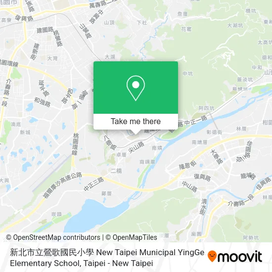新北市立鶯歌國民小學 New Taipei Municipal YingGe Elementary School地圖