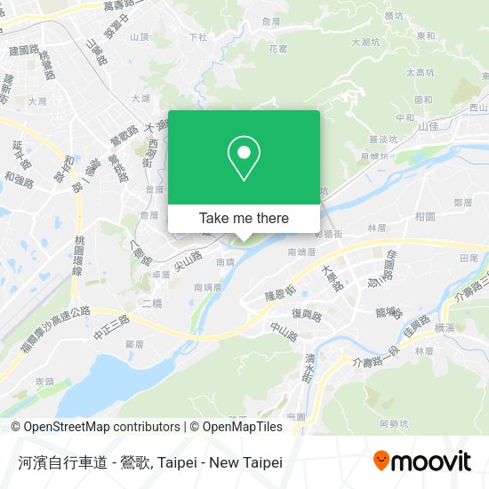 河濱自行車道 - 鶯歌地圖