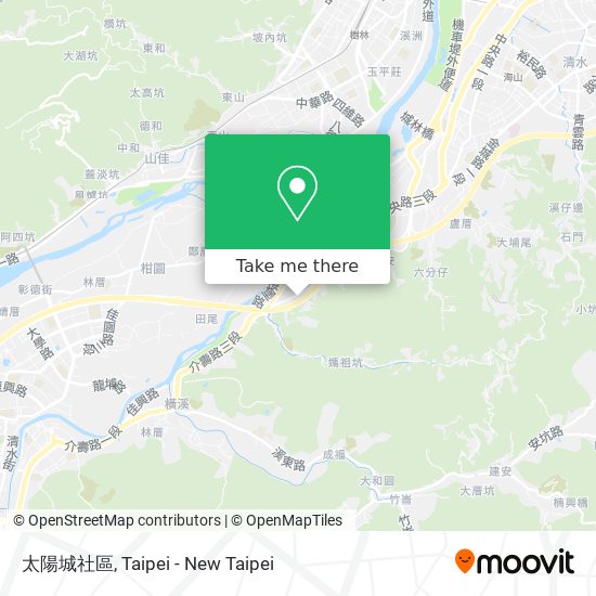 太陽城社區 map