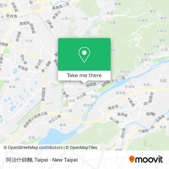 阿治什錦麵地圖