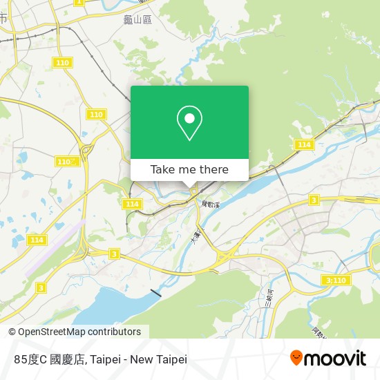 85度C 國慶店 map