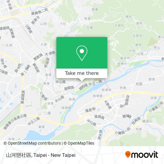 山河戀社區 map