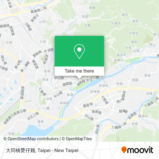 大同橋甕仔雞地圖