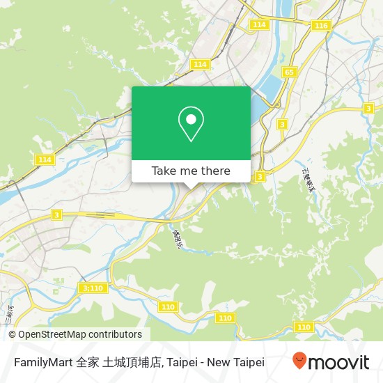 FamilyMart 全家 土城頂埔店 map