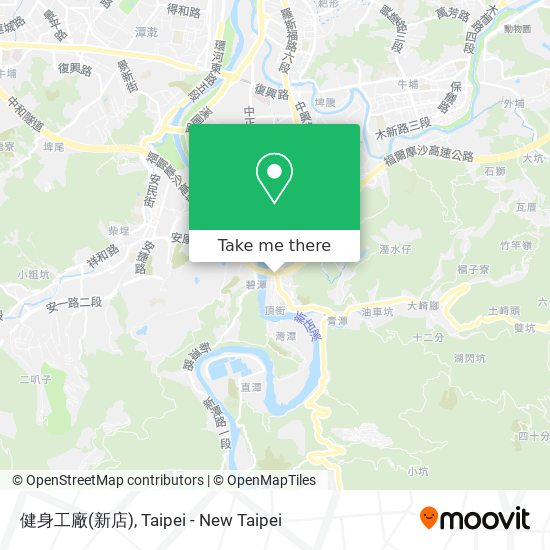 健身工廠(新店) map