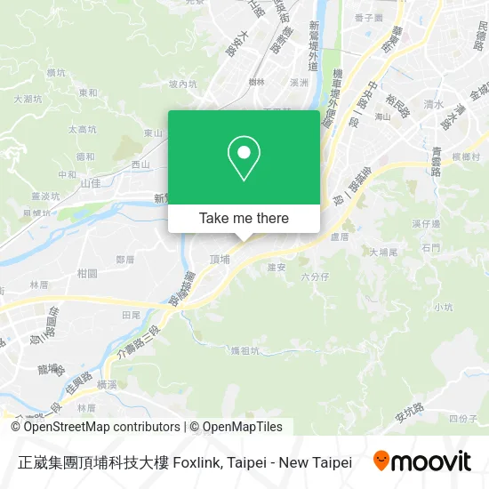 正崴集團頂埔科技大樓 Foxlink map