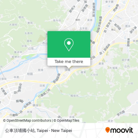 公車頂埔國小站 map