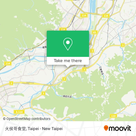 火侯哥食堂 map